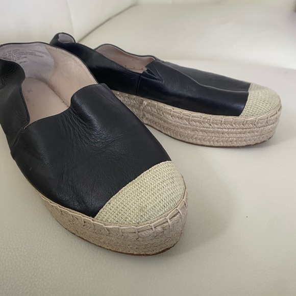 ♣️ CASLON LEATHER ESPADRILLE WEDGES ♠️ - Picture 2 of 6